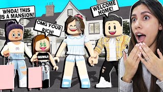 MOVING IN WITH OUR EVIL STEP DAD Roblox Roleplay [upl. by Aindrea]