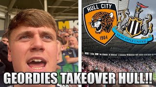 GEORDIES TAKEOVER HULL HULL CITY VS NEWCASTLE VLOG 02 AWAY DAY [upl. by Charbonnier307]