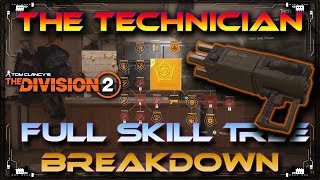 The Division 2 Technician Specialization Full Skill Tree Breakdown  New Artificer Hive Explained [upl. by Yorker]