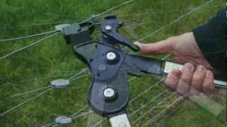 Tensioning Wire Fences  Contractor Tool [upl. by Burhans]