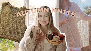 New Fall Knitting Patterns amp Upcoming Designs  Hundred Acre Wool Knitting Podcast Ep 63 [upl. by Annavoig692]