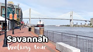 Savannah River Street walking Tour downtown Savannah  GA 2023 [upl. by Alix465]