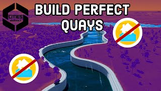 You NEED to BUILD QUAYS LIKE THIS  Cities Skylines 2 [upl. by Clementi]