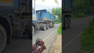 Damper lovers automobile sound damper truck gadi gadiwalagame jcbvideo jcb tipper shorts [upl. by Lesirg]