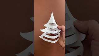 Kerstboom van papier vouwt  Kirigami Kerstboom 2 [upl. by Basir609]