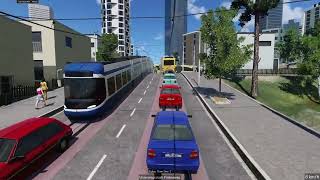 Transport Fever 79 Straßenbahn Tokyo Line 1  Timelapse [upl. by Rehsa]