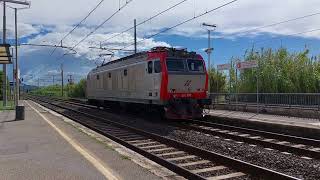 Stazione di Bolgheri Vectron E464 ETR 425 amp ETR 521 092024 [upl. by Hairahcez]