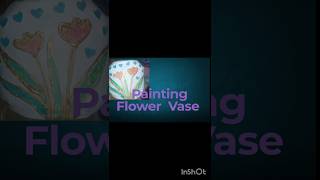 Painting Flower Vaseartcraftpaintingyoutubeshorts diyvaseacrylicflower [upl. by Aibar561]