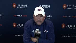 UTSA HC Jeff Traylor Weekly Press Conference 102824 [upl. by Crispas]