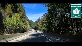 202026 Victoria to Mill Bay BC  Malahat Drive  Highway TransCanada Highway 1 [upl. by Nylhsoj]