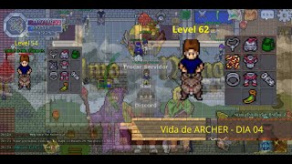 HELMO MMORPG  Vida de ARCHER DIA 04  TASK troll  Cave Minotaur  Primeiros itens ACESSO A HYDRA [upl. by Anastase]