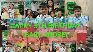 HAPPY 5TH BIRTHDAY BABY ANDREI [upl. by Ermey348]