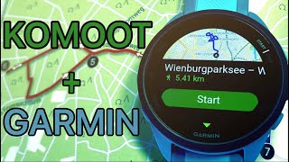 Komoot Garmin Navigation 2024 english [upl. by Still]