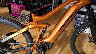 Haibike Allmtn CF6 600wh All Mountain Electric First Look [upl. by Annoyi506]