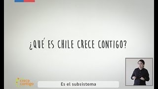 Que es Chile Crece Contigo [upl. by Currey]