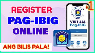 Paano Register PAGIBIG Online Mobile App  How to Register PagIBIG Online [upl. by Kalasky298]