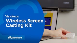 myViewBoard ViewSonic Wireless Screen Casting Kit [upl. by Aikemehs]