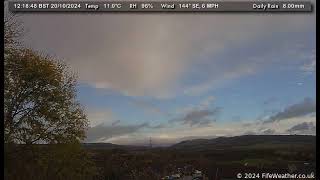 20 October 2024  Lochgelly WeatherCam Timelapse [upl. by Napoleon442]