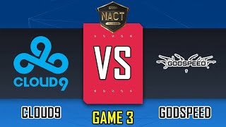 CLOUD9 VS GODSPEED  GAME 3  PLAYOFFS  2024 NACT FALL SEASON  C9 VS GSPD EN [upl. by Schinica184]