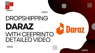 POD Dropshipping Now On Daraz with CeePrinto  Pakistan [upl. by Edelstein]