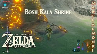 Zelda Breath Of The Wild  Bosh Kala Shrine Proxim Bridge [upl. by Eltotsira]