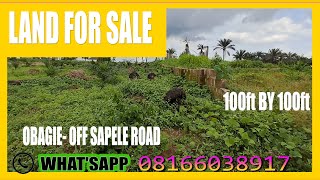 LAND FOR SALE OBAGIE OFF SAPELE ROAD BENIN CITY EDO STATE NIGERIA [upl. by Ahsenal]