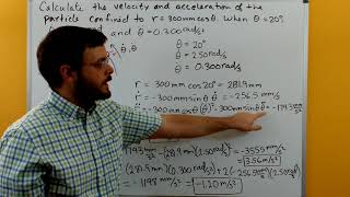 Dynamics  Kinematics  Cylindrical  Polar Coordinates [upl. by Marguerite]