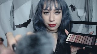 ASMR Sub Witch gives you a Halloween makeup Layered sounds Phù thuỷ trang điểm Halloween cho bạn [upl. by Hulda]