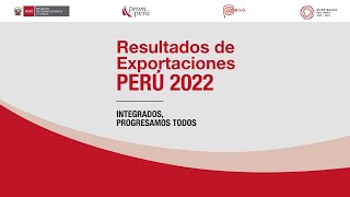 Resultados de exportaciones 2022 [upl. by Ellett492]