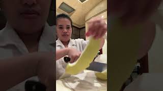 Long peel pomelo cutfood trending fruit [upl. by Llennehc]