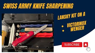 Lansky Sharpener The Key To Razor Sharp Swiss Army Knives  SAK Talk [upl. by Lipski756]