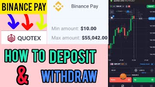 How To Deposit And Withdraw With Binance Pay In QuotexAtutaka Solutions [upl. by Artemisa]