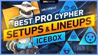 BEST PRO CYPHER SETUPS amp LINEUPS on ICEBOX One Way Cages Tripwires amp Camera Spots [upl. by Noyrb424]