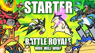 Starter Pokemon Battle Royale 💥 Collab With Gnoggin [upl. by Buford]