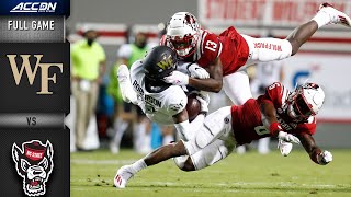 Wake Forest vs North Carolina State Full Game Replay  2020 ACC Football [upl. by Arde]