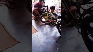 Cycle ko modify Kiya tape lagakar 🚴🚴🚴🚴🚴🚴👍👍👍 [upl. by Engle446]