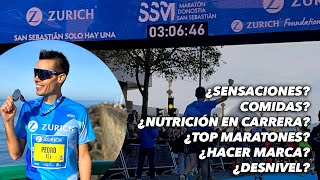 TODO sobre MARATÓN SAN SEBASTIÁN Nutrición  ¿Es TOP España  ¿Muy dura  ¿Qué falló [upl. by Sulakcin]