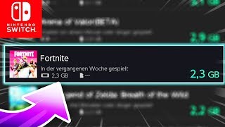 FORTNITE auf internem Switch Speicher INSTALLIEREN Besser als SD  Fortnite Nintendo Switch [upl. by Chadbourne128]