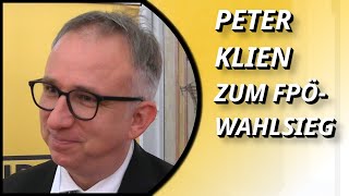 Satiriker Peter Klien ORF über den Wahlsieg der FPÖ in der Steiermark  Inside Politics Ep 867 [upl. by Lucky688]