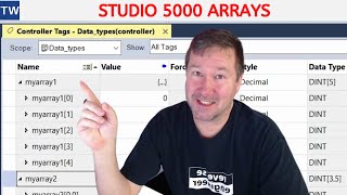 Studio 5000 Arrays 1 2 and 3 Dimensional Arrays [upl. by Ennylhsa]