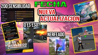 Nueva Actualización de Free Fire Fecha cuando llega actualización Nuevo personaje que Teletransporta [upl. by Ylenaj]