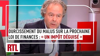 Durcissement du malus sur la prochaine loi de finances  quotCest un impôt déguiséquot [upl. by Rajiv]