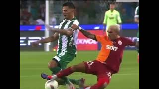 Konyaspor 1  2 Galatasaray tartışmalı pozisyonlar galatasaray konyaspor [upl. by Annmarie]