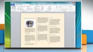 How to Make a TriFold Brochure in Microsoft® Word [upl. by Uht]