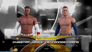 Submission Match Connor Corino Vs Christian Drake llGoldmine [upl. by Enyrb]