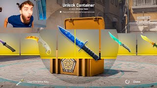 HE OPENED A CASE EVERYDAY AND TODAY IT FINALLY HAPPENED BEST CS2 KNIFE OPENINGS [upl. by Terencio]