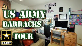 BARRACKS ROOM TOUR  THE BEST BARRACKS ROOM IN THE US ARMY   BAUMHOLDER GERMANY  THEARMYBARBIE [upl. by Artnoed]