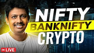 🔴 Banknifty nifty Options  Live Crypto Trading  Hero Zero Expiry Trading [upl. by Nneb895]