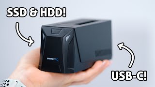 SABRENT USBC Hard Drive Docking Station  DSUC1B [upl. by Emmalynn]