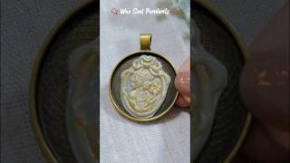 Wax Seal Pendants 🩵🤍💚 sealingwax waxsealing waxseal waxseals shorts shortvideo shortfeed [upl. by Bashemath]